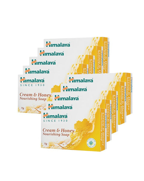 Pack Sabonetes Himalaya Creme de Leite e Mel 75grs x10 unidades - naturvida.pt