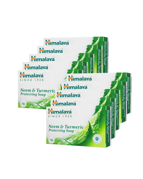 Pack Sabonetes Himalaya Neem e Curcuma 75grs x10 unidades - naturvida.pt