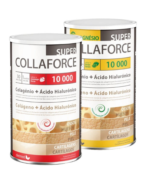 Pack Super Collaforce Colagénio Morango + Limão - Dietmed - naturvida.pt