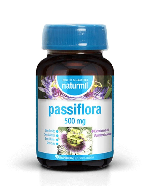 Passiflora 500mg - 90 Comprimidos - Naturmil - naturvida.pt
