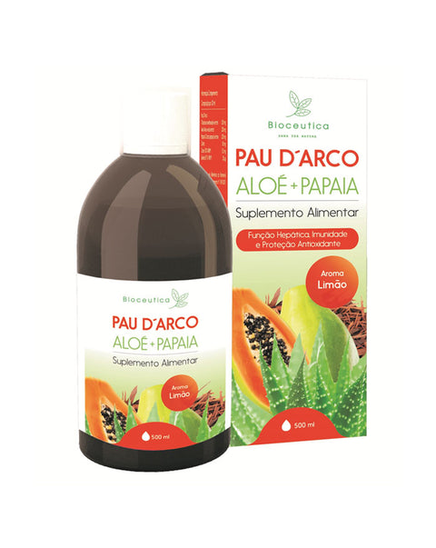 Pau D'arco + Aloe + Papaya - 500ml - Biocêutica