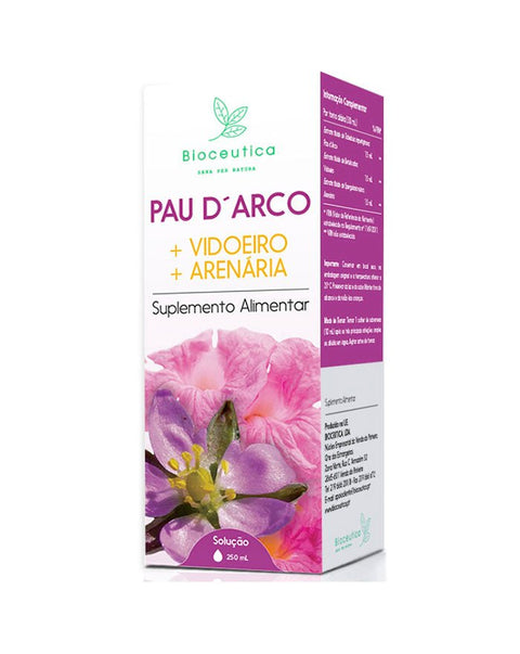 Pau D'arco + Vidoeiro + Arenária – 250ml – Biocêutica - naturvida.pt