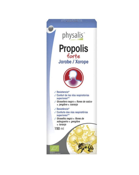 Propolis Forte Bio - Xarope 150ml - Physalis - naturvida.pt