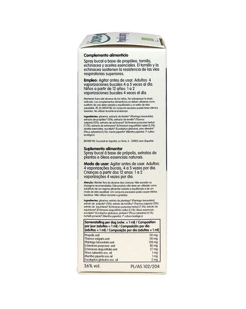 Propolis Spray Bio - 23ml - Biover - naturvida.pt