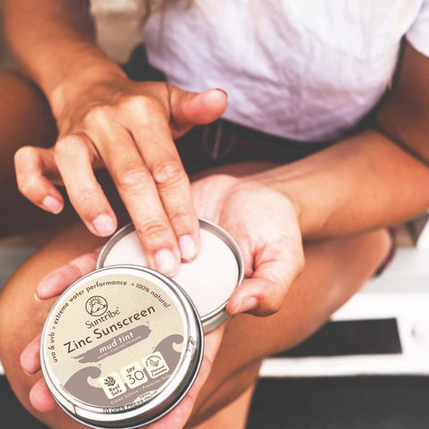 Protetor Solar de Zinco Rosto e Desporto SPF 30 - 15 grs - Suntribe - naturvida.pt
