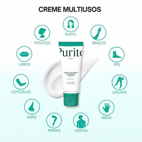 Purito Seoul Mighty Bamboo Panthenol Cream - 100ml - naturvida.pt