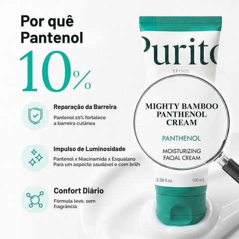Purito Seoul Mighty Bamboo Panthenol Cream - 100ml - naturvida.pt