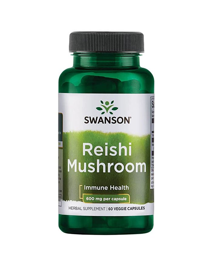 Reishi Mushroom 600mg - 60 Cápsulas - Swanson - naturvida.pt
