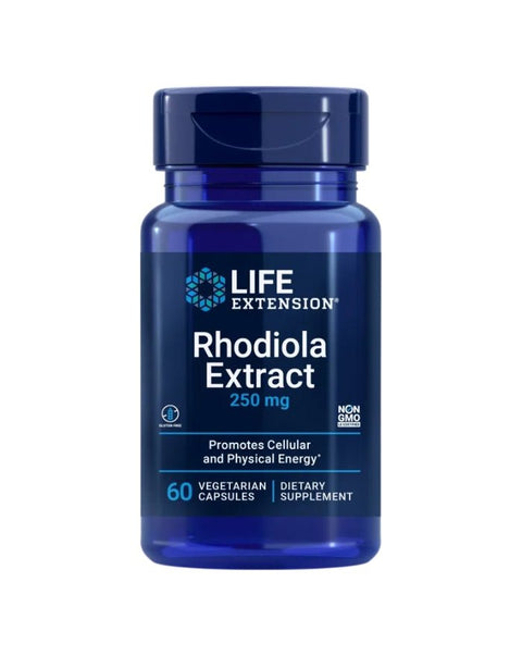 Rhodiola Extract 250mg - 60 Cápsulas - Life Extension - naturvida.pt