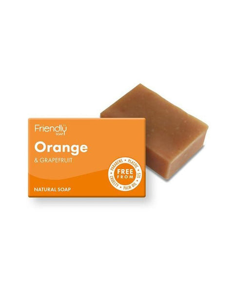 Sabonete de Banho de Laranja Toranja - 95 grs - Friendly Soap - naturvida.pt