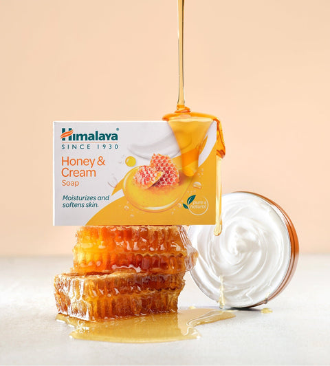 Sabonete Nutritivo com Creme de Leite e Mel - 75 grs - Himalaya - naturvida.pt