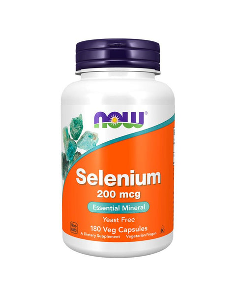 Selenium 200mcg - 180 Cápsulas - Now Foods - naturvida.pt