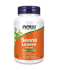 Senna Leaves 470mg - 100 Cápsulas - Now Foods - naturvida.pt