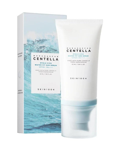 SKIN1004 Madagascar Centella Hyalu-Cica Water-Fit Sun Sérum Protetor Solar SPF50+ PA++++ 50ml - naturvida.pt