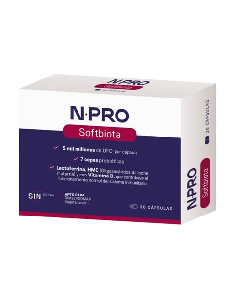 Softbiota - 30 Cápsulas - NPRO - naturvida.pt