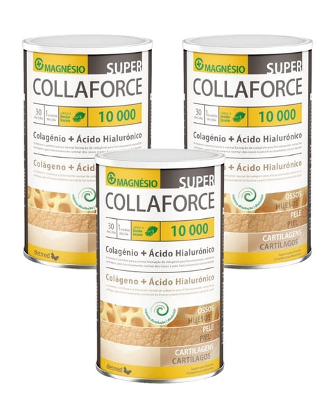 Super Collaforce 10000mg - Sabor a Limão - Pack 3x450 grs - Dietmed - naturvida.pt