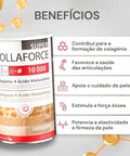 Super Collaforce 10000mg - Sabor a Morango - Pack 3x450 grs - Dietmed - naturvida.pt