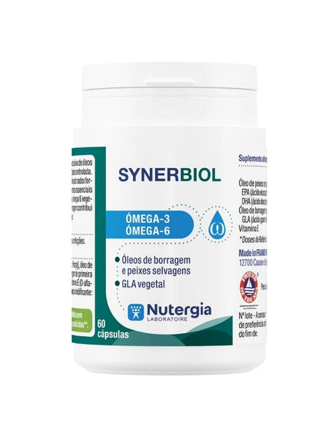 Synerbiol - 60 Cápsulas - Nutergia - naturvida.pt