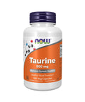 Taurina 500mg - 100 Cápsulas - Now Foods - naturvida.pt