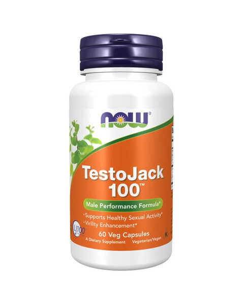 Testojack 100 - 60 Cápsulas - Now Foods - naturvida.pt
