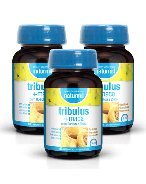 Tribulus + Maca - Pack 3x60 Comprimidos - Dietmed - naturvida.pt