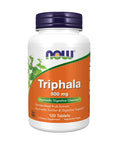 Triphala 500mg - 120 Comprimidos - Now Foods - naturvida.pt