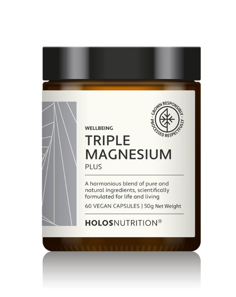Triple Magnesium Plus - 60 Cápsulas - HolosNutrition