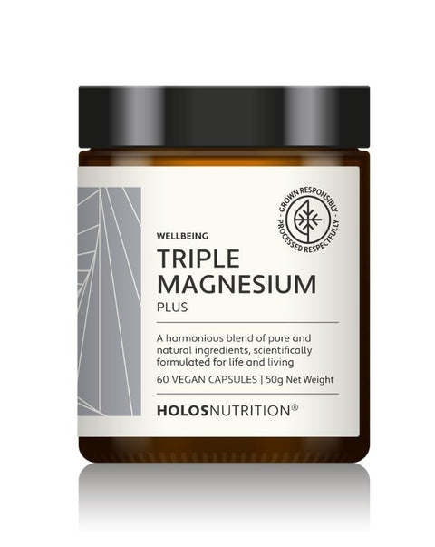 Triple Magnesium Plus - 60 Cápsulas - HolosNutrition - naturvida.pt