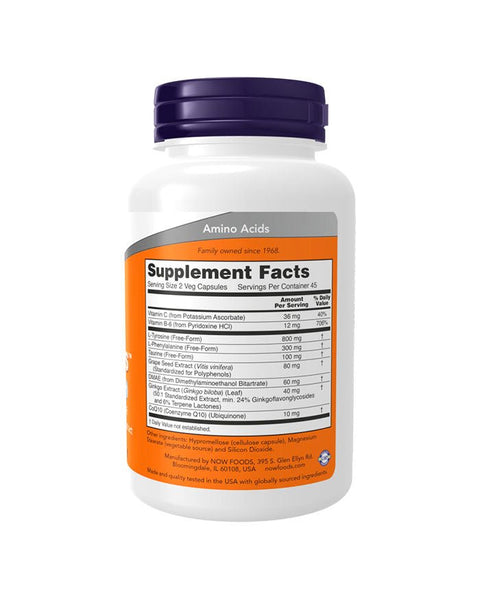 True Focus - 90 Cápsulas - Now Foods - naturvida.pt