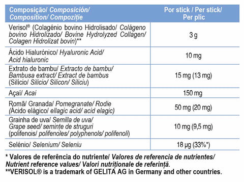 Ultramax Collagen Verisol® - 30 Sticks - Gold Nutrition - naturvida.pt