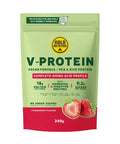 V - Protein Morango - 240 grs – Gold Nutrition - naturvida.pt
