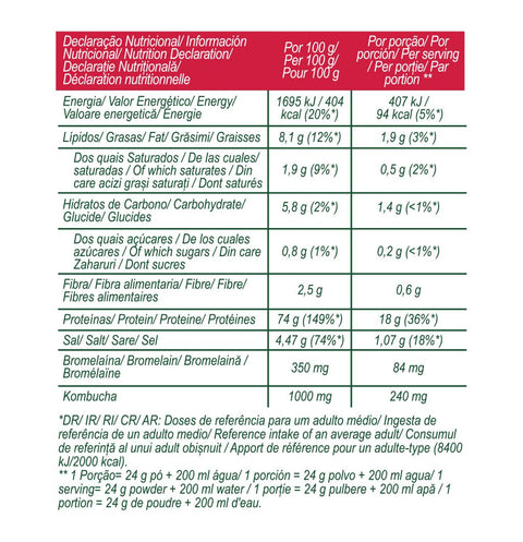 V-Protein Morango - 720 grs – Gold Nutrition - naturvida.pt
