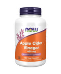 Apple Cider Vinegar 450mg - 180 Cápsulas - Now Foods - naturvida.pt