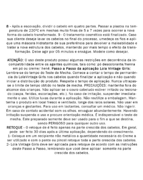 Vintage Girls Redutor de Volume - 100grs - Lola From Rio