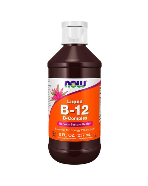 Vitamina B12 Liquida Complex - 237ml - Now Foods - naturvida.pt