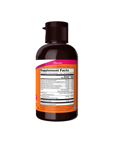 Vitamina B12 Liquida Complex - 59ml - Now Foods - naturvida.pt