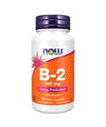 Vitamina B2 100mg - 100 Cápsulas - Now Foods - naturvida.pt