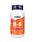 Vitamina B6 100mg - 100 Cápsulas - Now Foods - naturvida.pt
