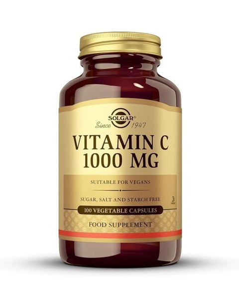 Vitamina C 1000mg - 100 Cápsulas - Solgar - naturvida.pt