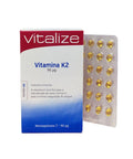 Vitamina K2 90µg - 60 Cápsulas - Vitalize - naturvida.pt